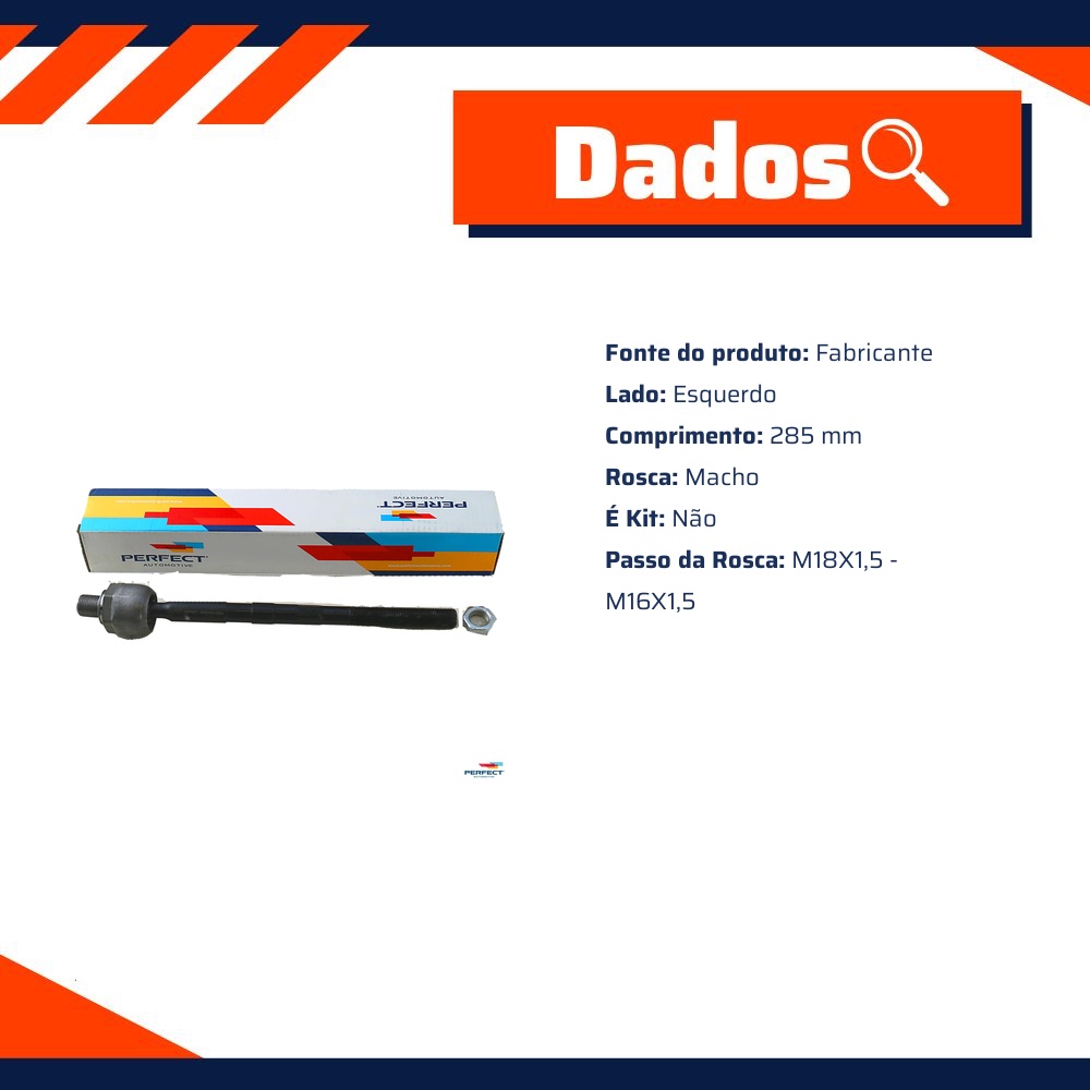 Axial de Direção para Jeep Cherokee - Perfect - BRD2403