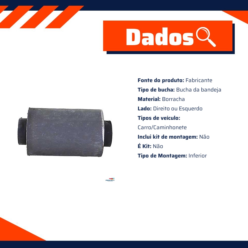 Bucha Maior Bandeja Dt para Nissan Frontier - Perfect - BCH40200
