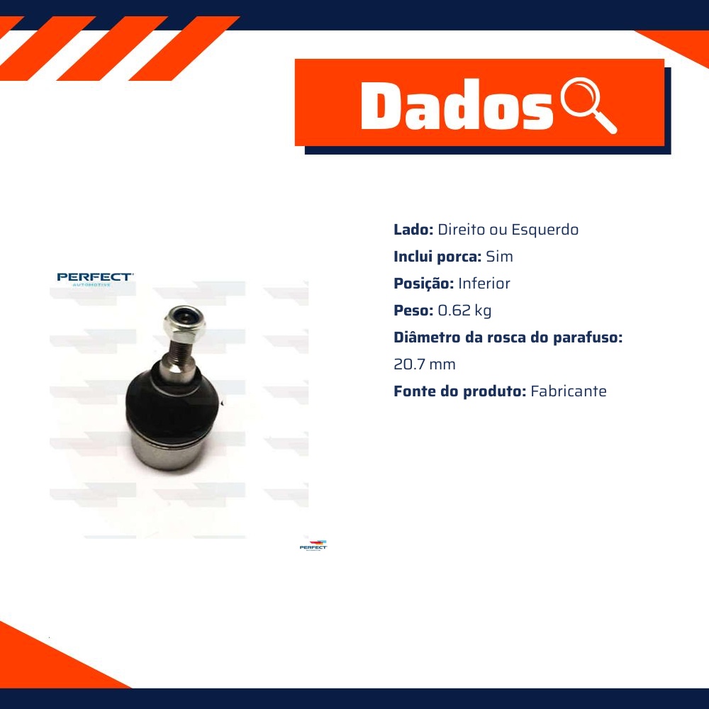 Pivo Suspensão para Volkswagen Amarok - Perfect - PVI0821