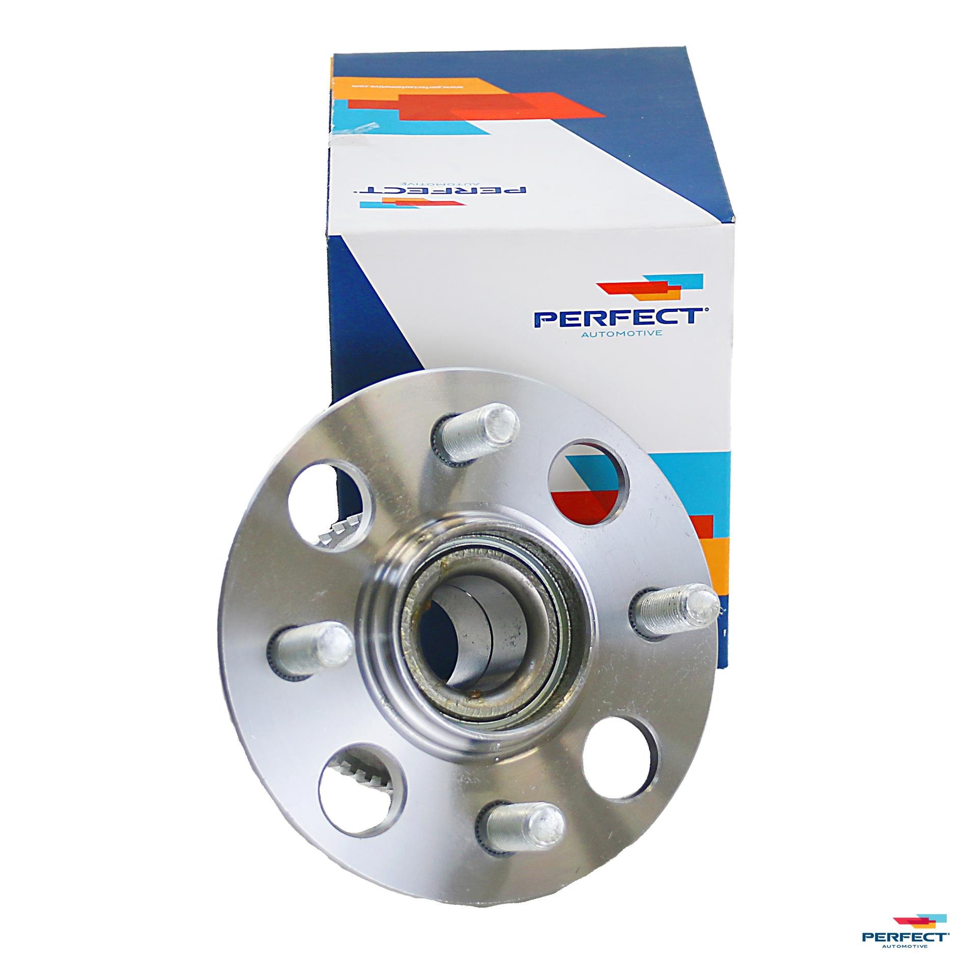 Cubo de Roda Traseiro Direito ou Esquerdo 4 Furos com Rolamento e ABS para Honda Civic - Perfect - CDRT0051