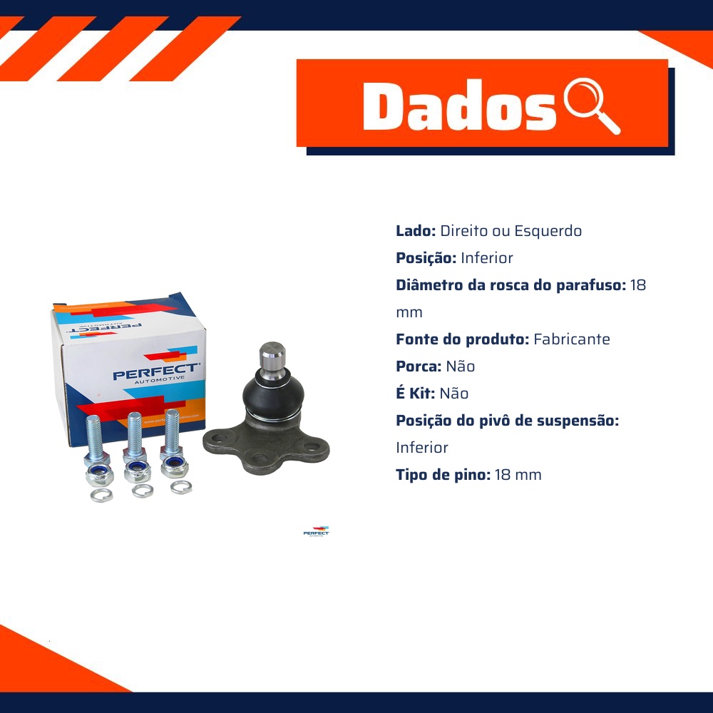 Pivo Suspensão para Citroen Aircross e C3 Picasso - Perfect - PVI1066