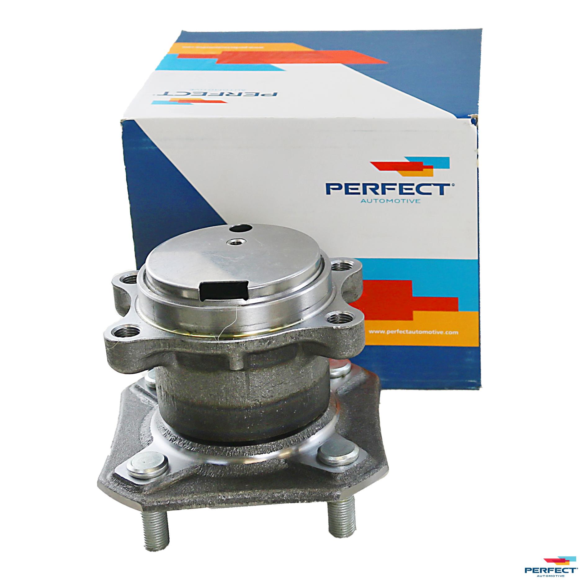 Cubo de Roda Traseiro Direito ou Esquerdo 4 Furos sem Rolamento com ABS para Nissan Sentra - Perfect - CDRT0081