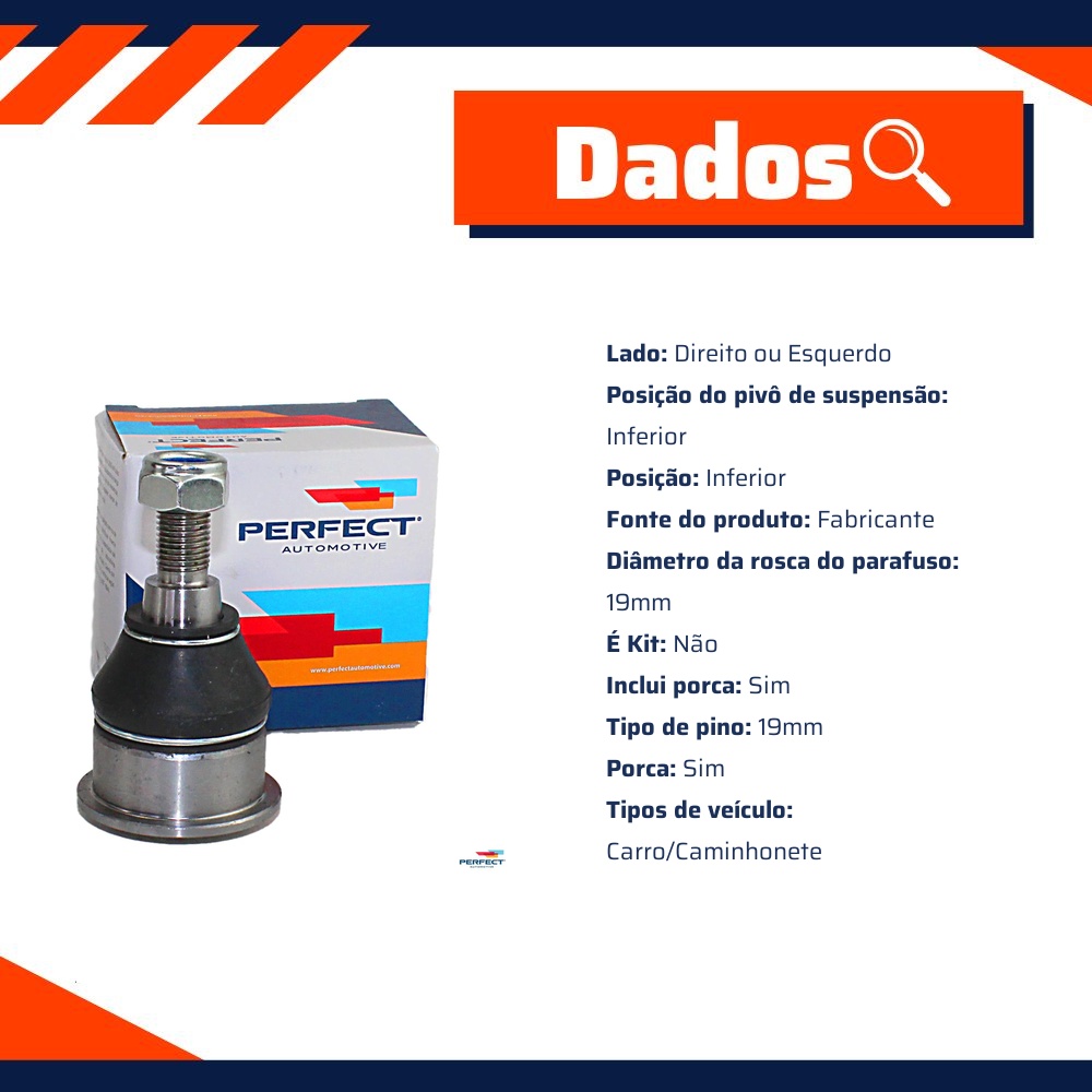 Pivo Suspensão Interno para Mini Cooper - Perfect - PVI1503