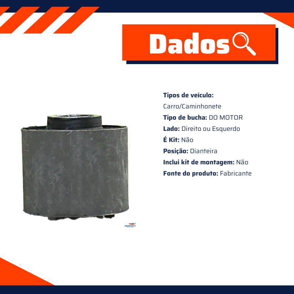Bucha do Amortecedor para Toyota Hilux SW4 e SW4 - Perfect - BCH0700