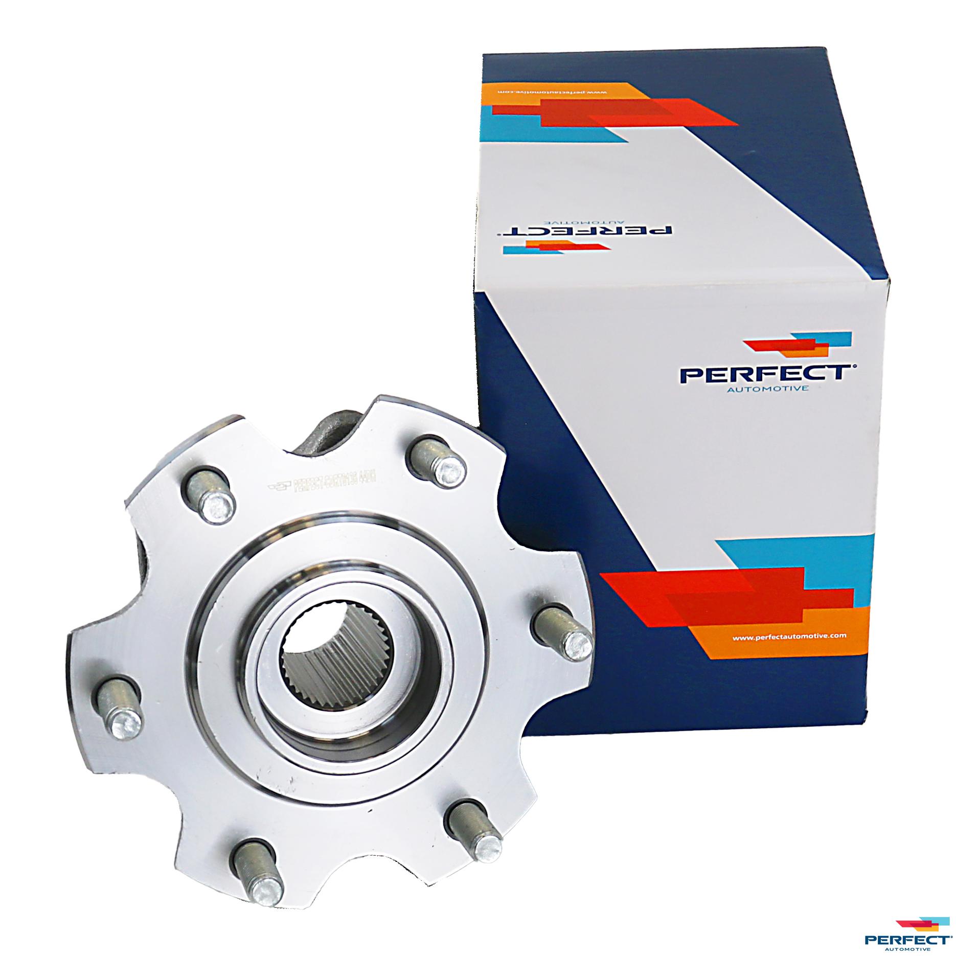 Cubo de Roda Traseiro Direito ou Esquerdo 6 Furos com Rolamento sem ABS para Mitsubishi Pajero Full - Perfect - CDRT0136
