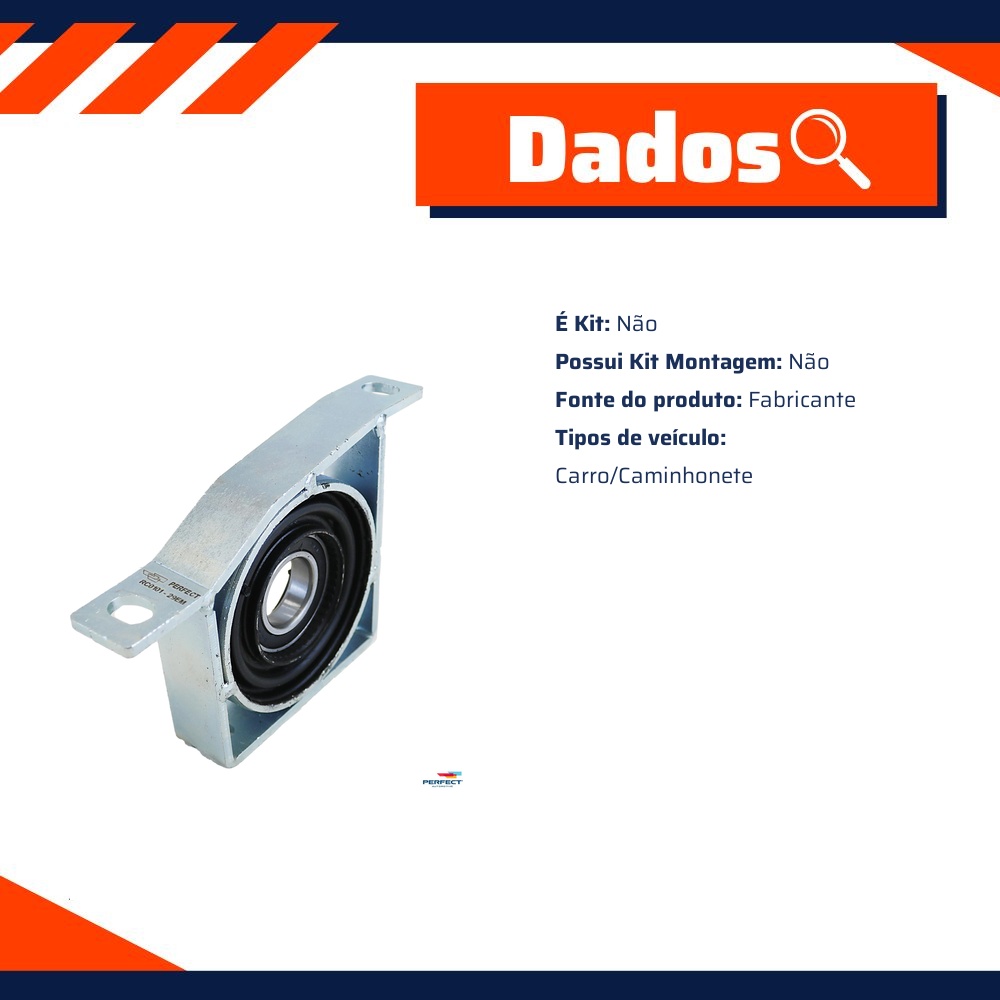 Rolamento Cardan para Fiat Toro - Perfect - RC0101