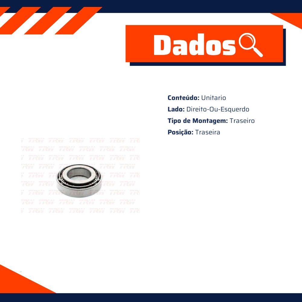 Rolamento de Roda Traseira Lucas Automotive LVB30208