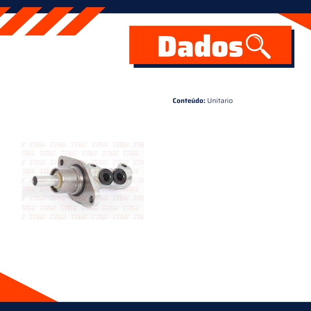 Cilindro Mestre para Ford Ka - TRW - RCCD00350