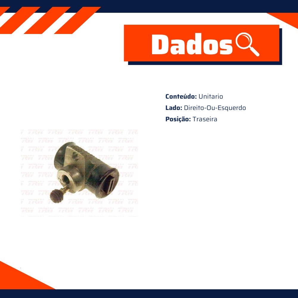Cilindro de Roda para Volkswagen Kombi - TRW - RCCR27851