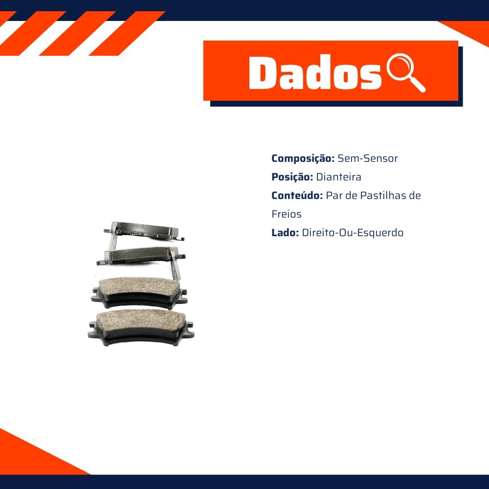 Pastilha de Freio para Hyundai Atos e Atos Prime - TRW - RCPT04830