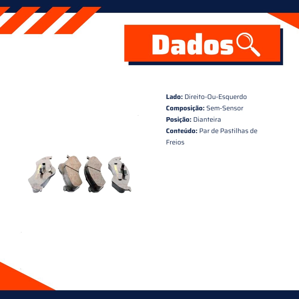 Pastilha de Freio para Dodge Dakota - TRW - RCPT08410