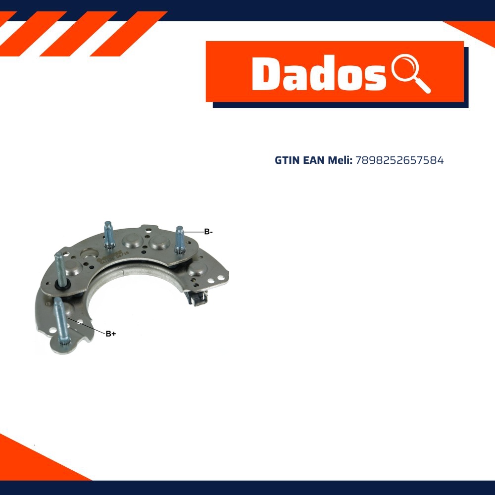 Ponte Retificadora 12V para KIA Besta e Sportage - Gauss - GA1126