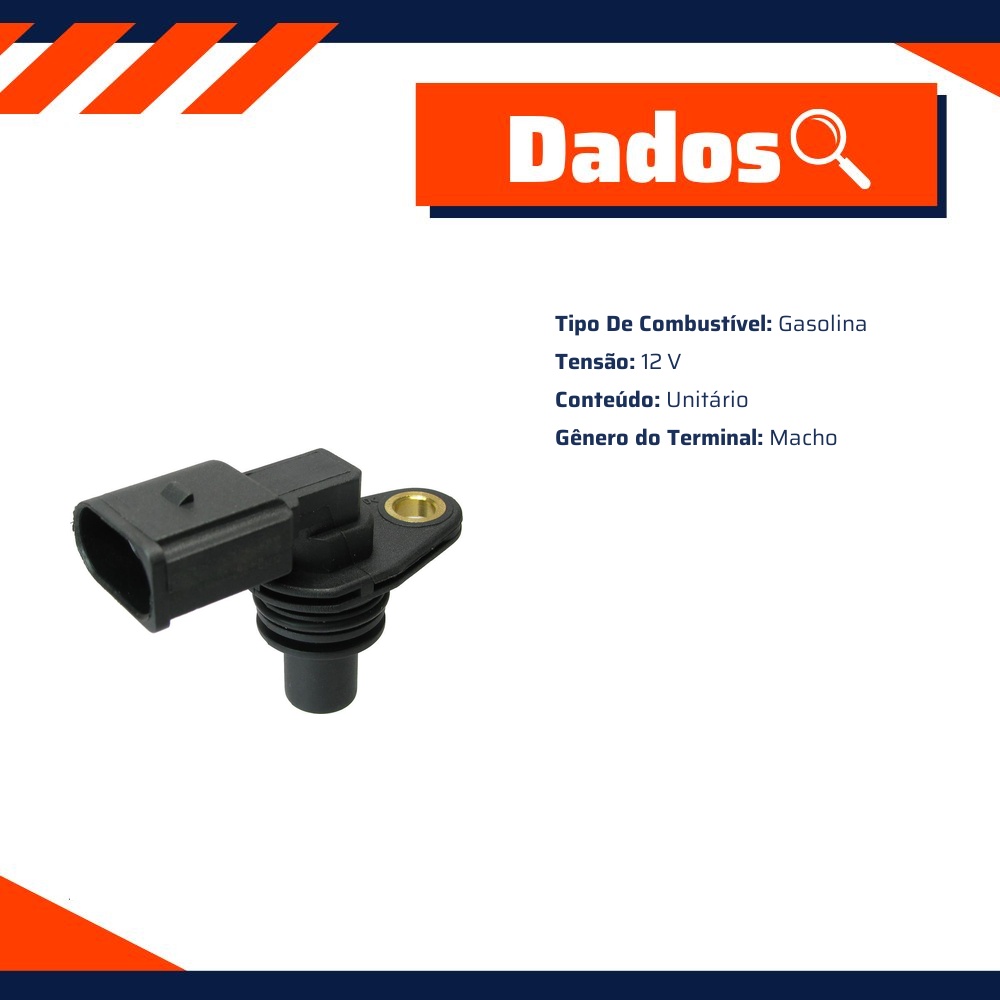 Sensor de Fase para Volkswagen Gol e Parati - Gauss - GS9076