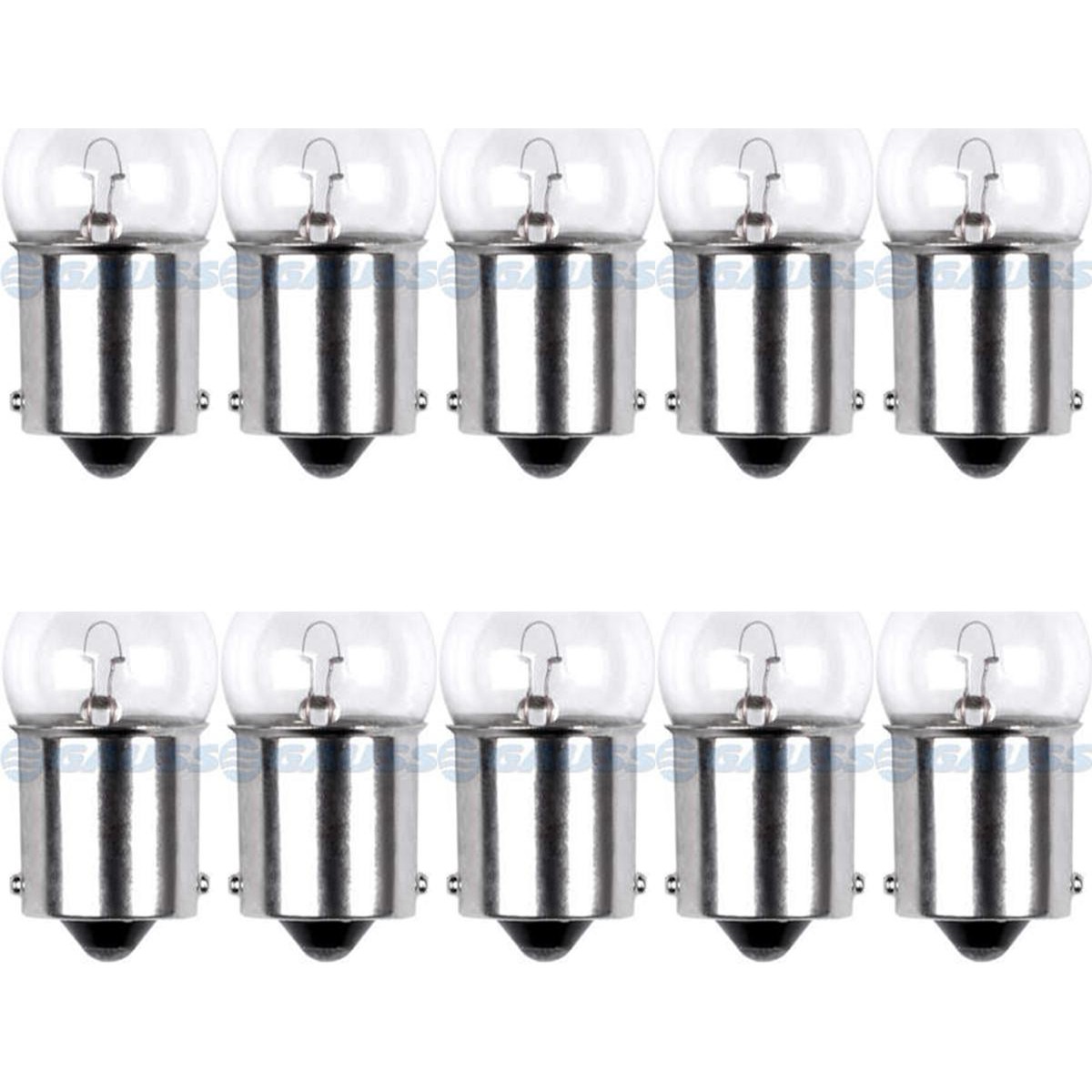 10 Lâmpadas R5W 24V - Gauss - GL0067B
