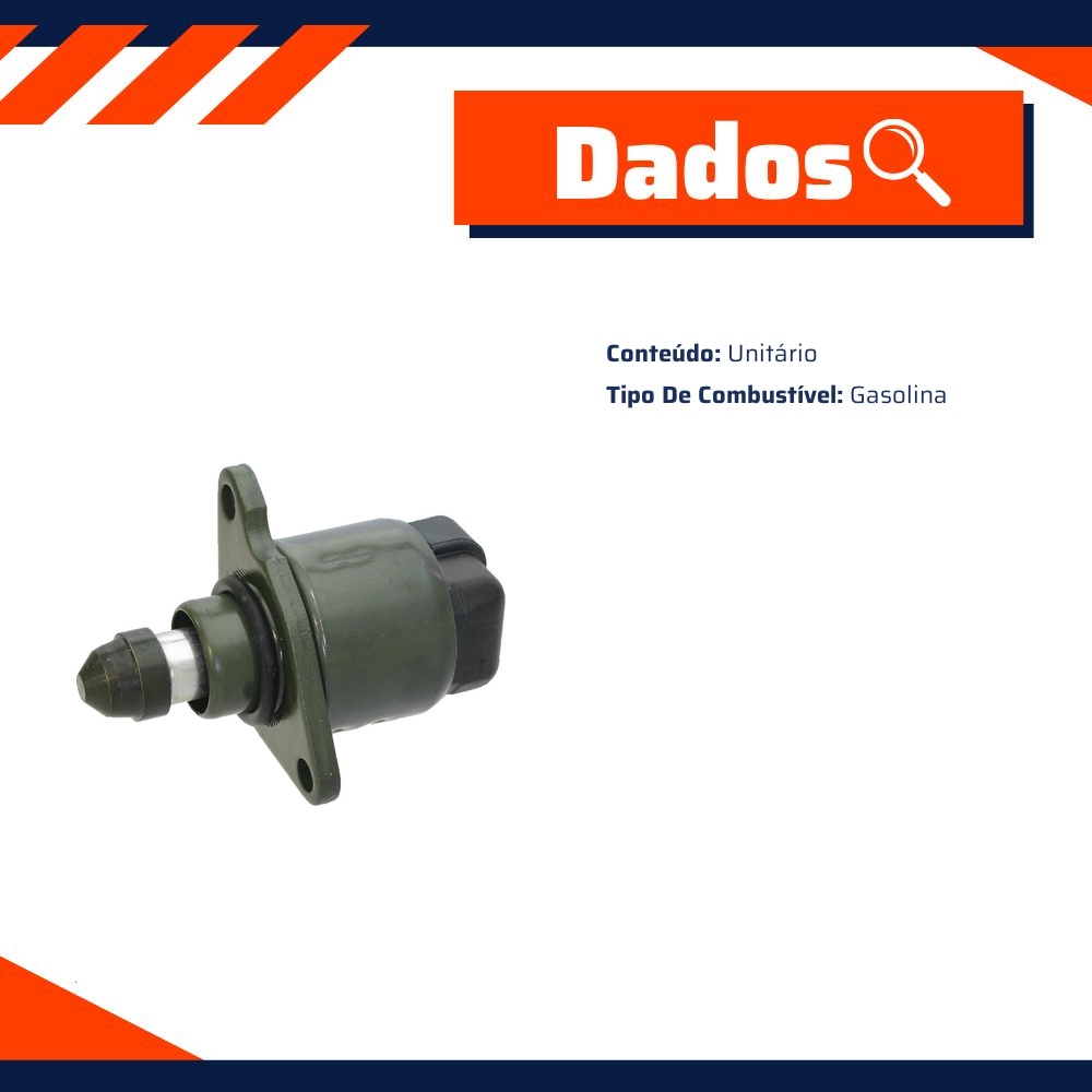 Atuador de Marcha Lenta para Peugeot 206 - Gauss - GS6595