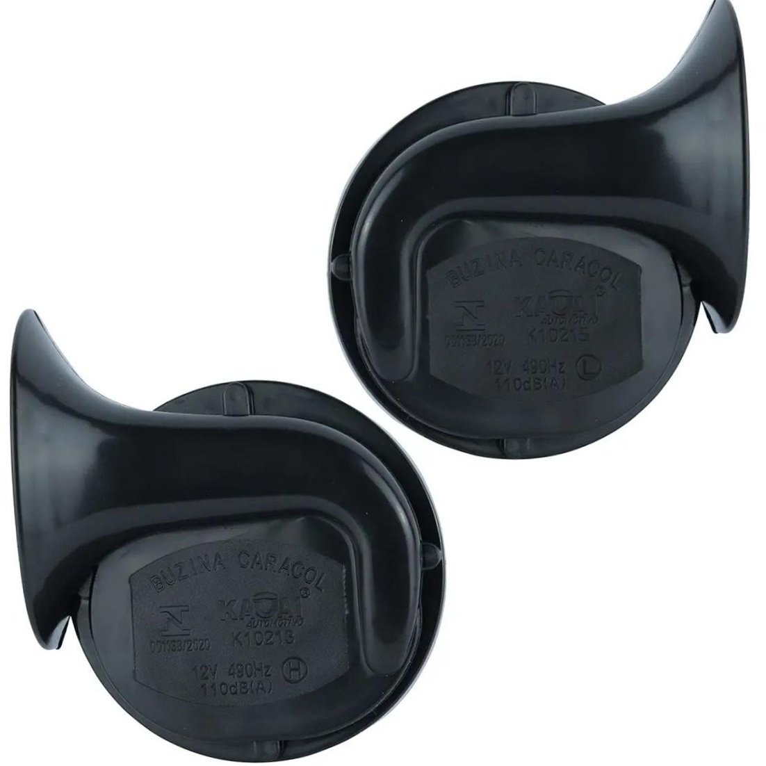 Buzina Caracol Dupla 12V - Gauss - GB1054