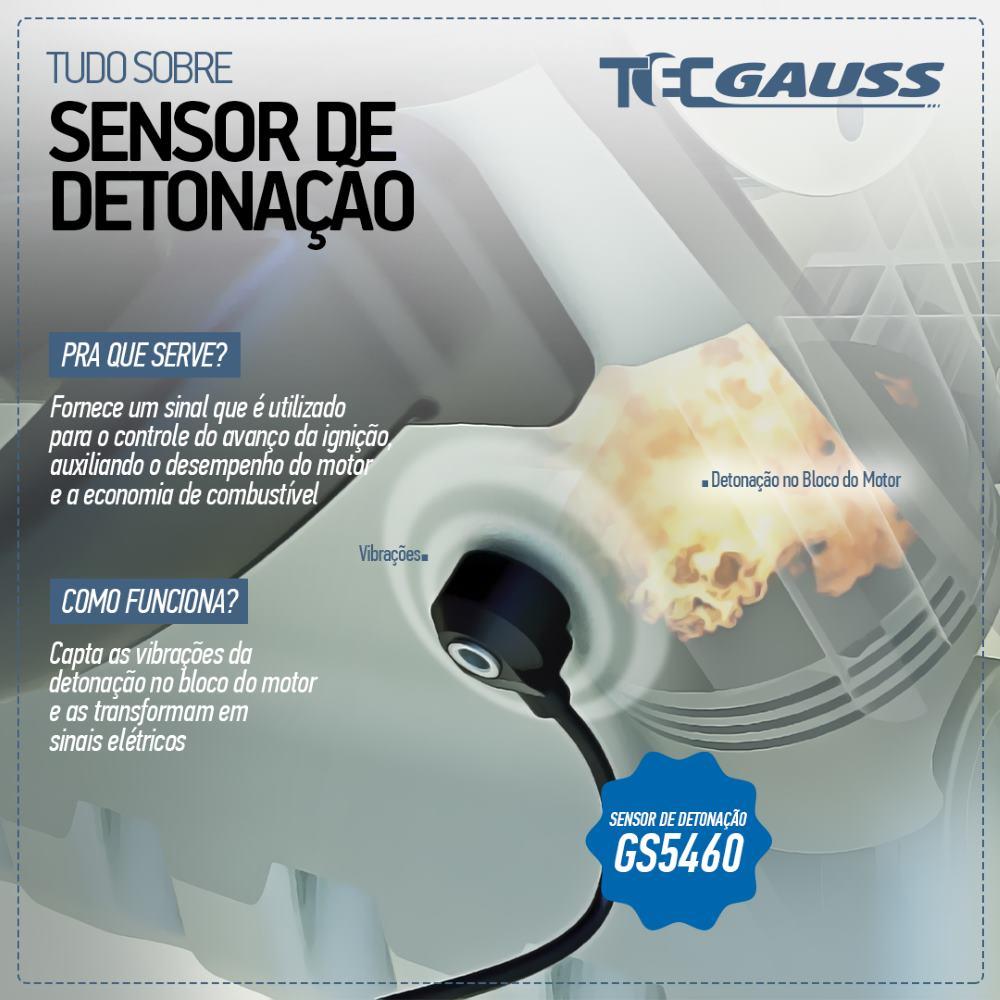 Sensor de Detonação para Fiat Palio e Siena - Gauss - GS5832