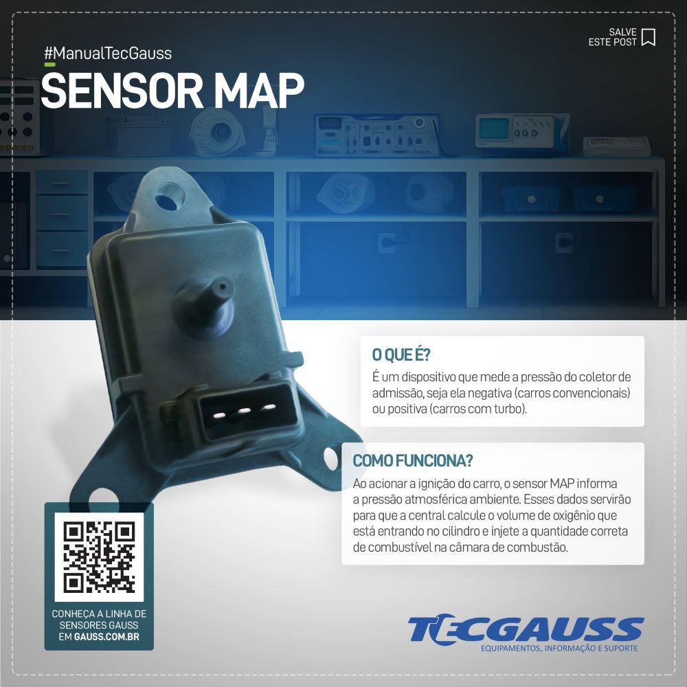 Sensor de Pressão do Coletor - MAP - Gauss - GI3762