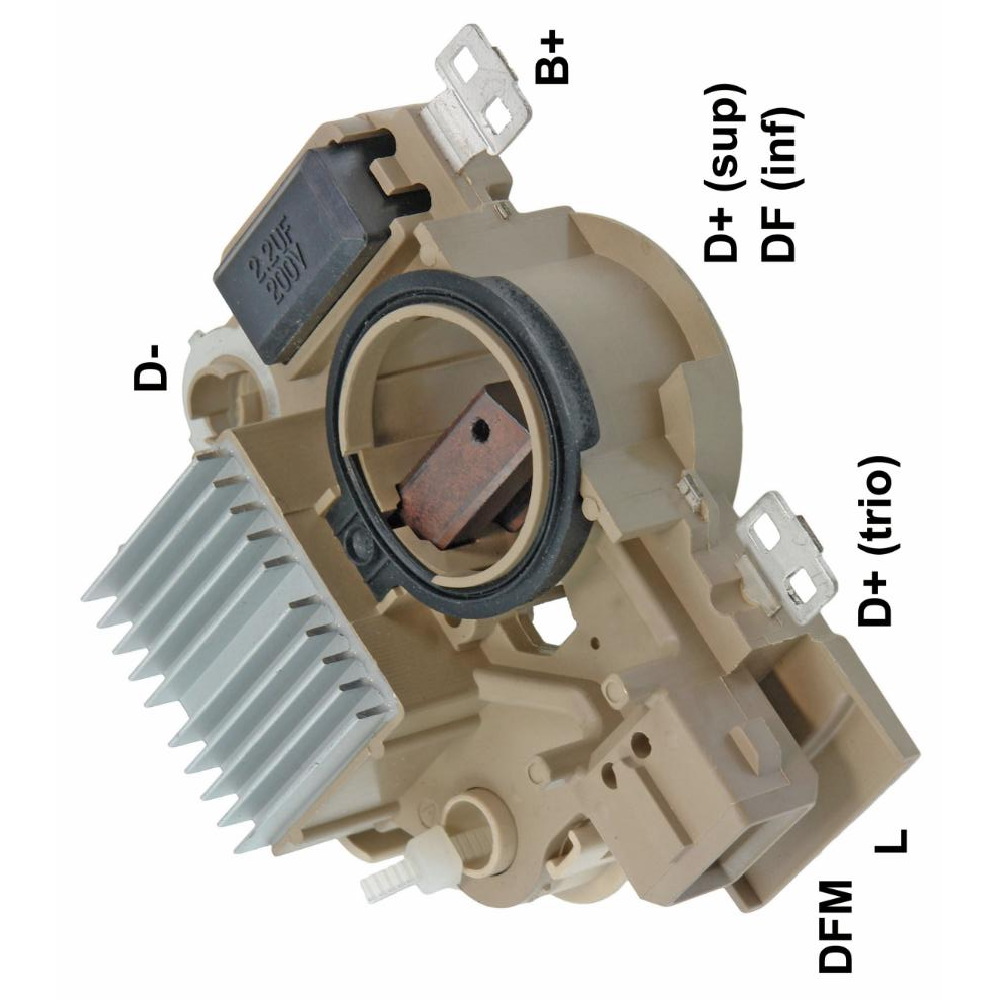 Regulador de Voltagem 14V para Ford Courier e Fiesta - Gauss - GA790