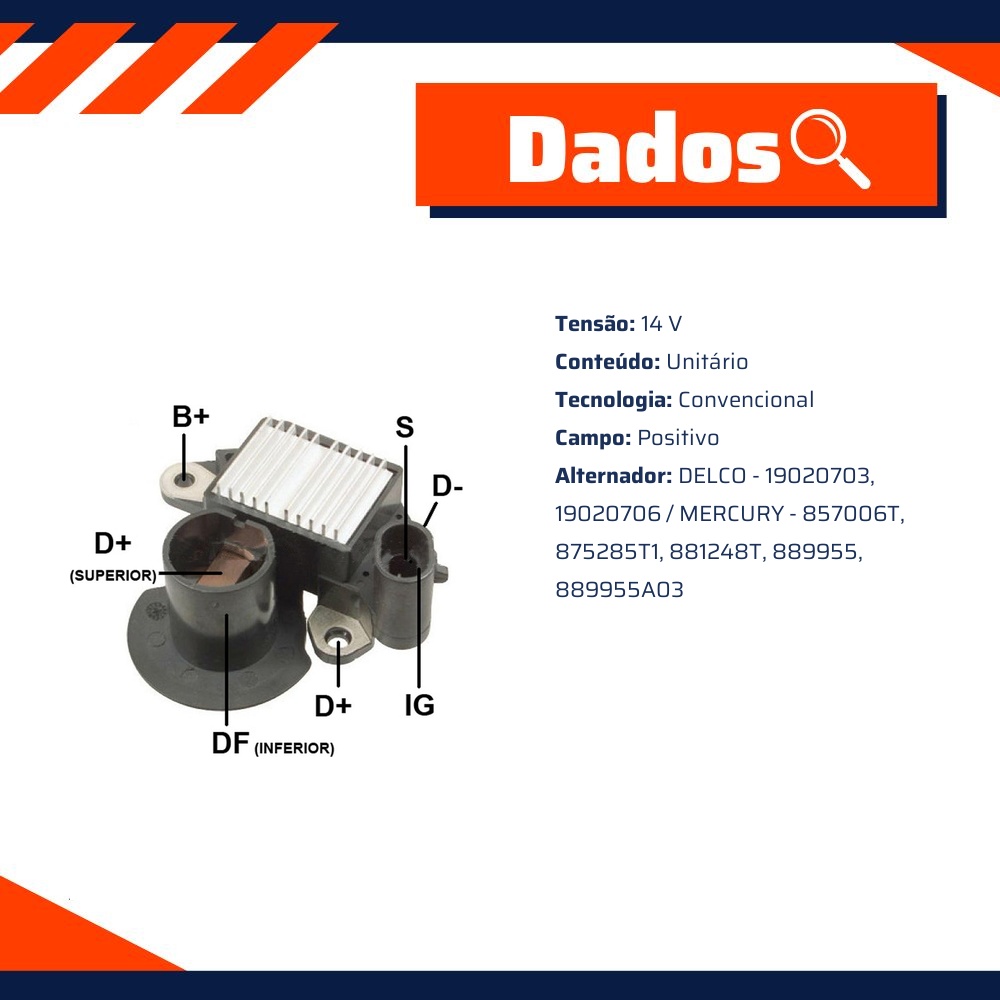 Regulador de Voltagem - Gauss - GA945