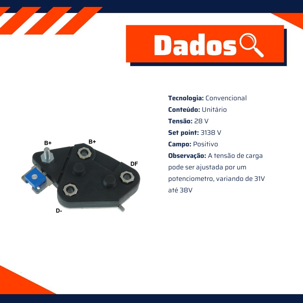 Regulador de Voltagem - Gauss - GA207