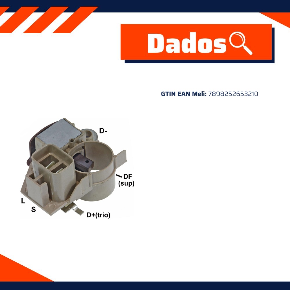 Regulador de Voltagem para Mitsubishi L200 e Pajero Sport - Gauss - GA802