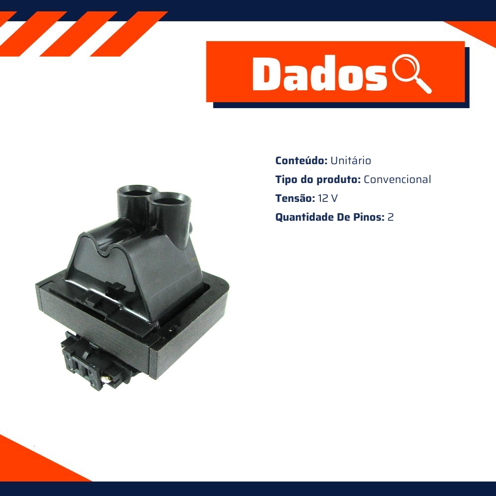 Bobina de Ignição - Gauss - GC4547