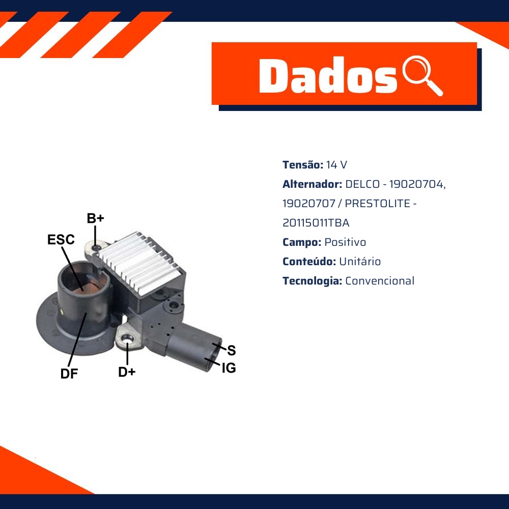 Regulador de Voltagem - Gauss - GA942
