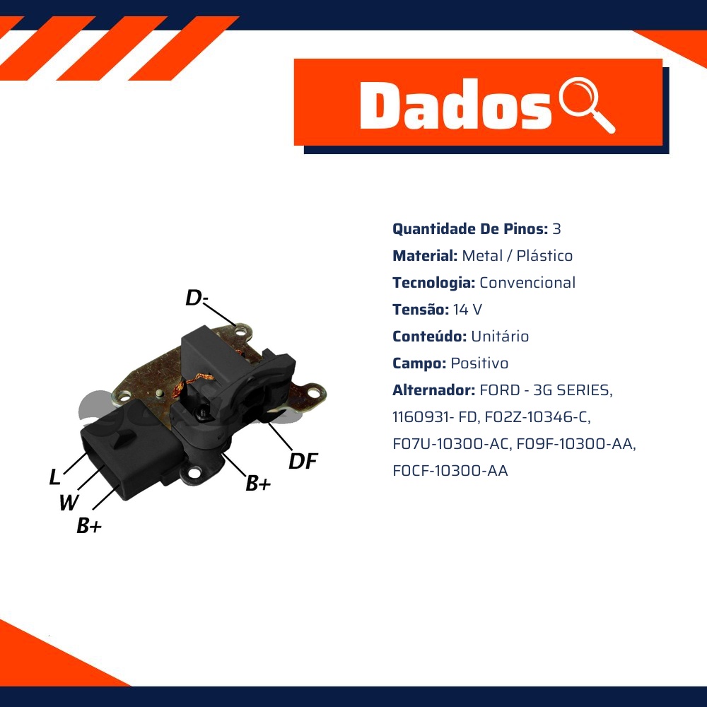 Regulador de Voltagem - Gauss - GA890
