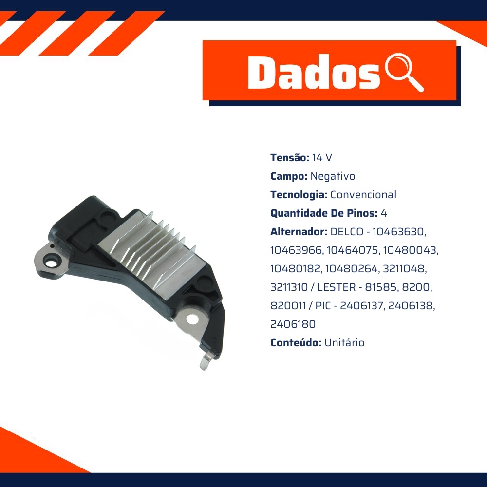 Regulador de Voltagem - Gauss - GA704