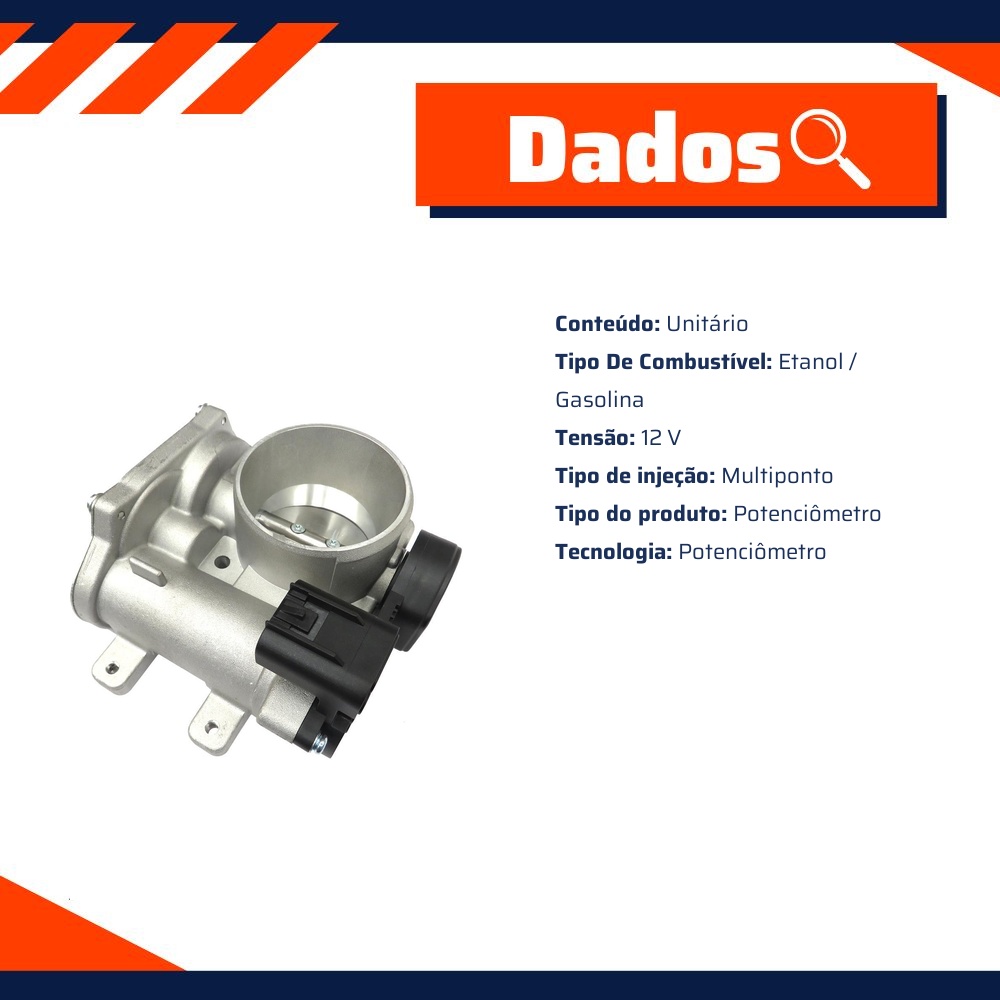 Corpo de Borboleta - Gauss - GI7040