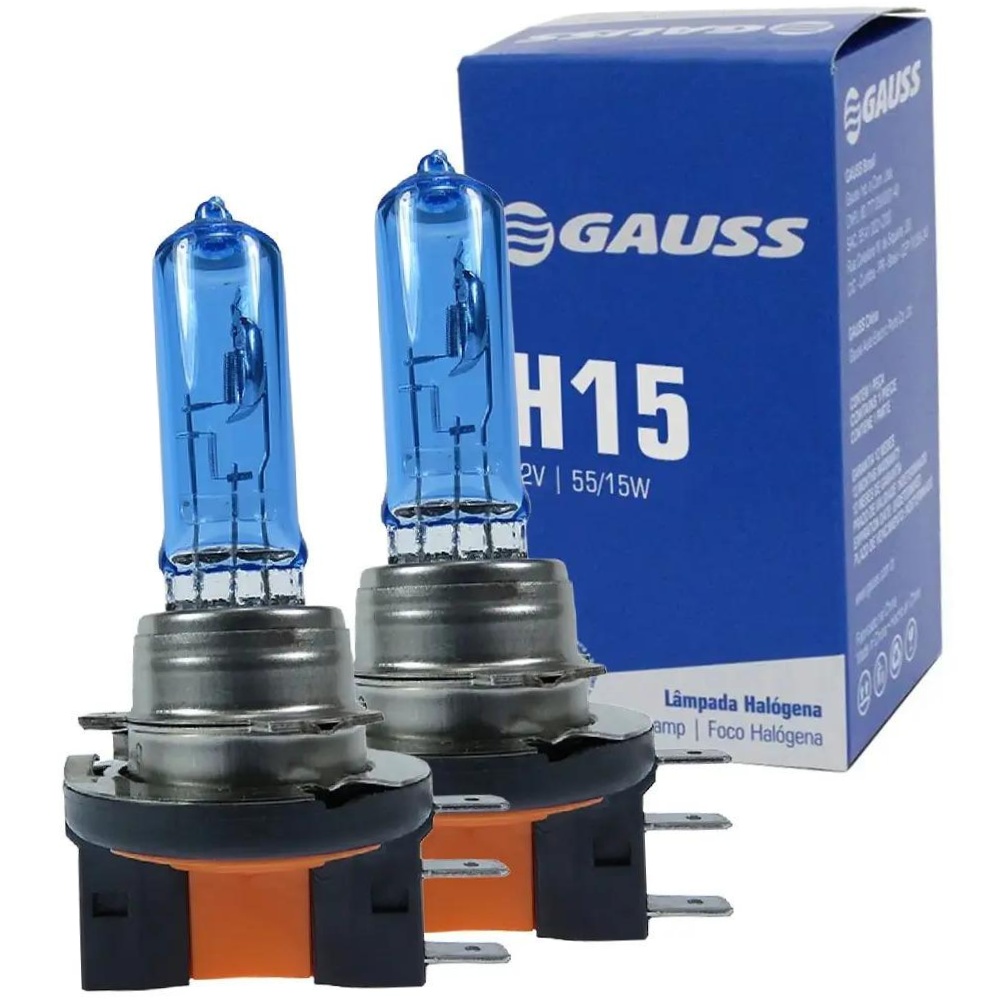 Par Lâmpada H15 55/15W 12V MaxLight - Gauss - GL115 H15