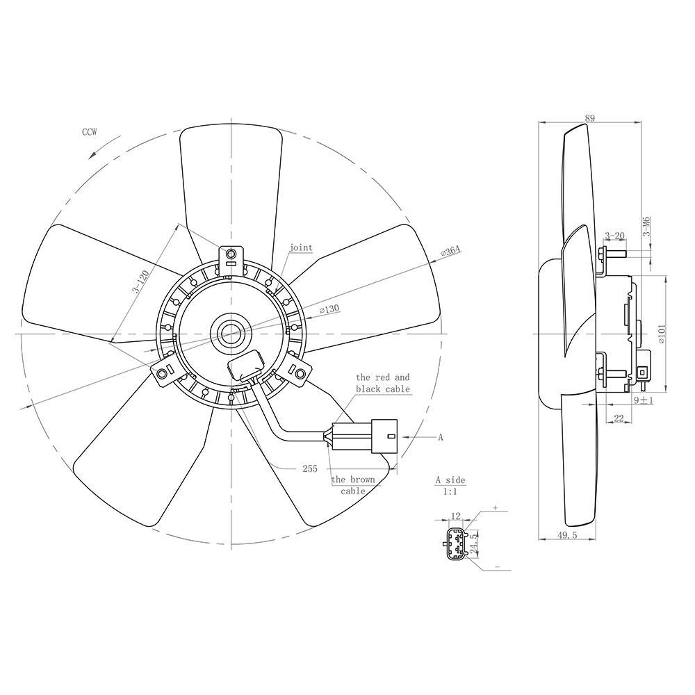 Eletroventilador - Gauss - GE1059