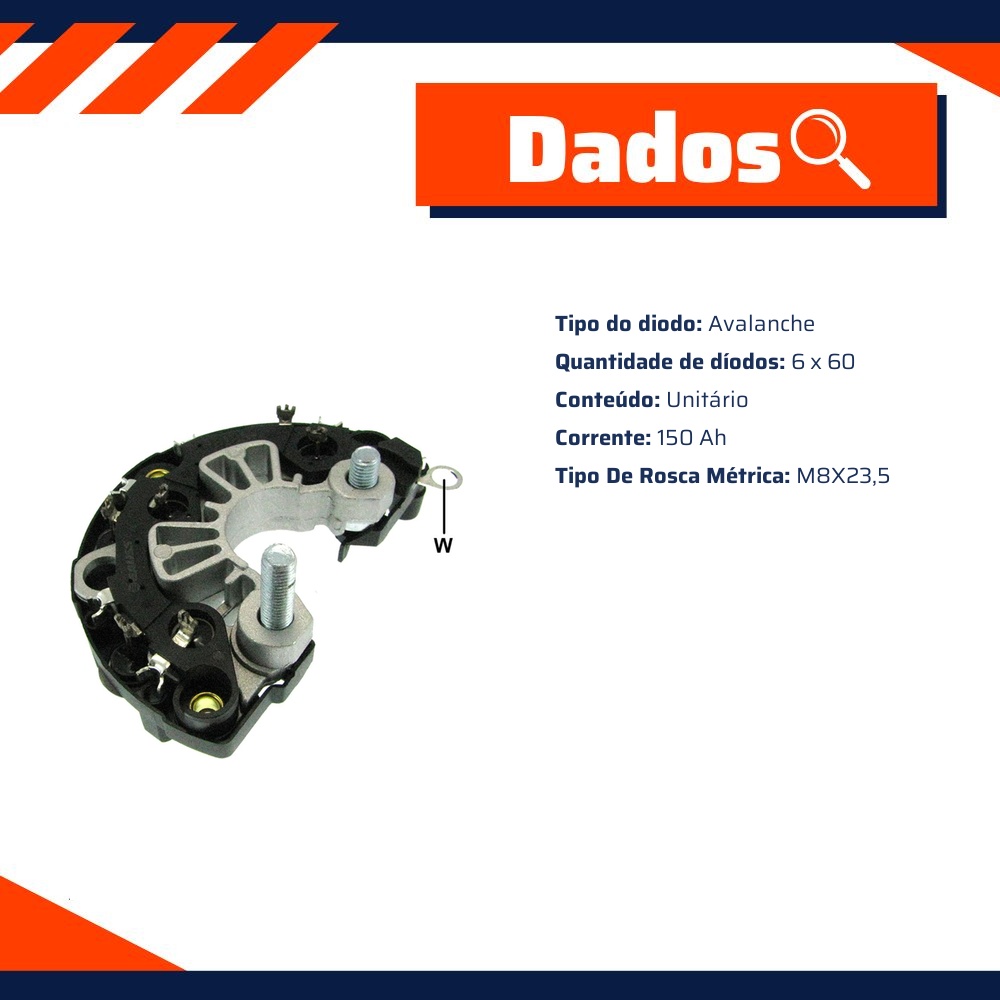 Ponte Retificadora para Renault Megane e Megane Grand Tour - Gauss - GA1470
