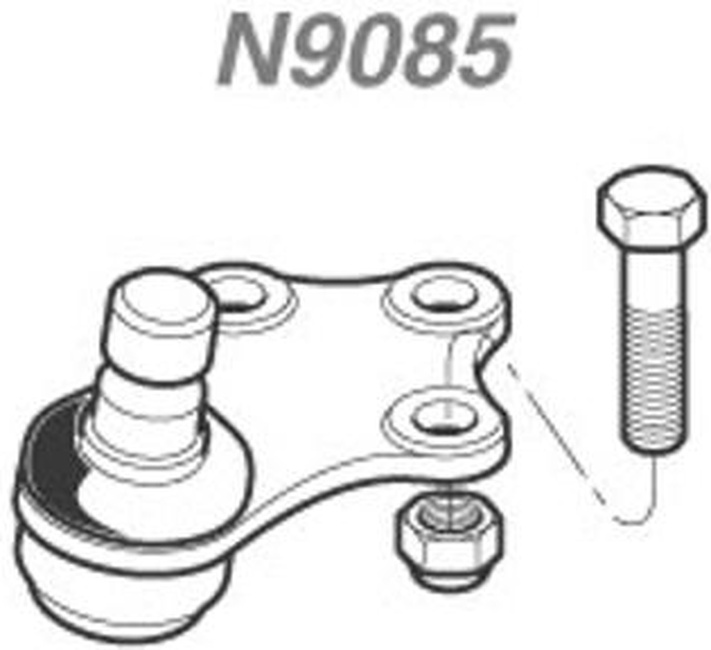 Pivô de Suspensão Inferior - Nakata - N 9085