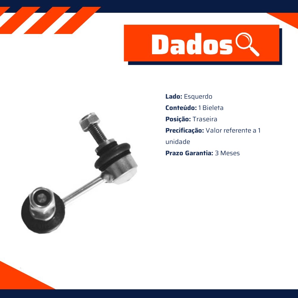 Bieleta Traseira Esquerda para Honda Civic - Cofap - BTC10203