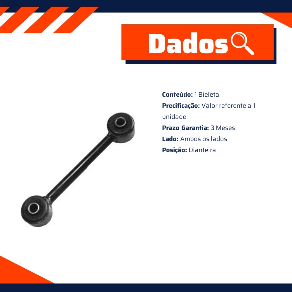 Bieleta Dianteira Direita ou Esquerda para Ford F-250 e F-350 - Cofap - BTC08106