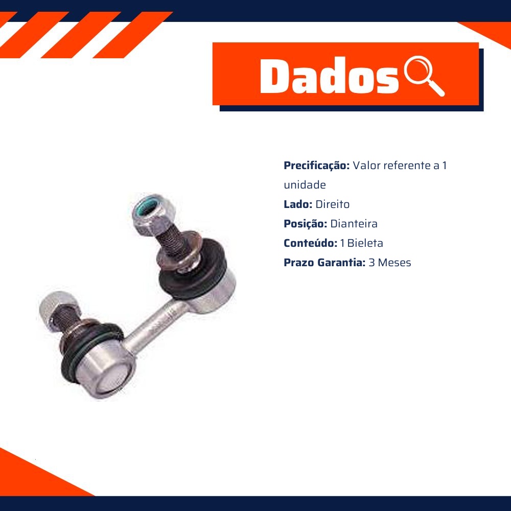 Bieleta Dianteira Direita para Nissan Frontier e X-TERRA - Cofap - BTC29106