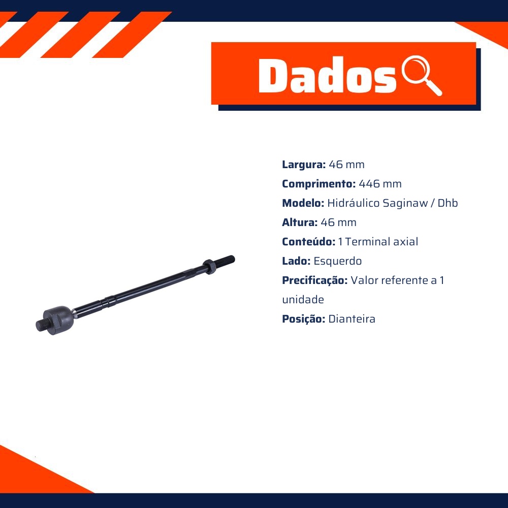 Terminal Axial para Chevrolet Vectra - Cofap - TAC04014M