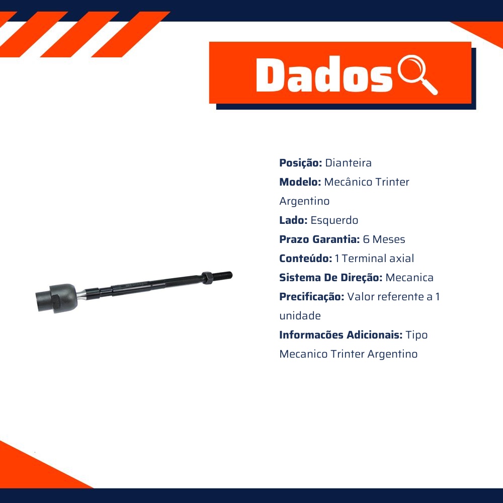 Terminal Axial - Cofap - TAC08019M
