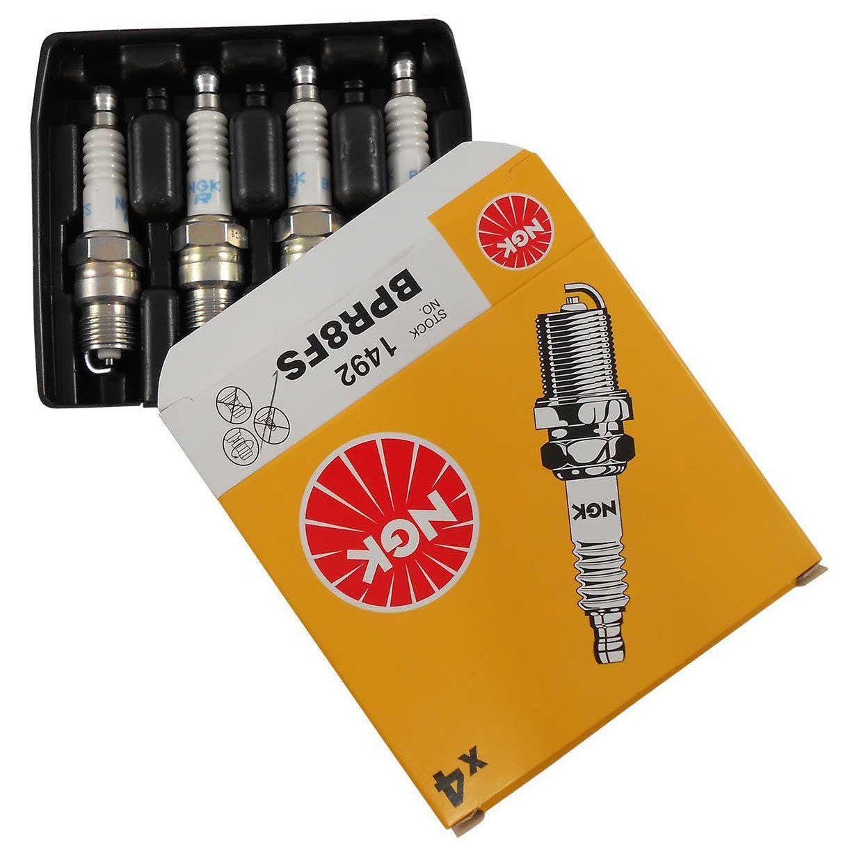 Kit 4 Vela de Ignição - NGK - BPR8FS