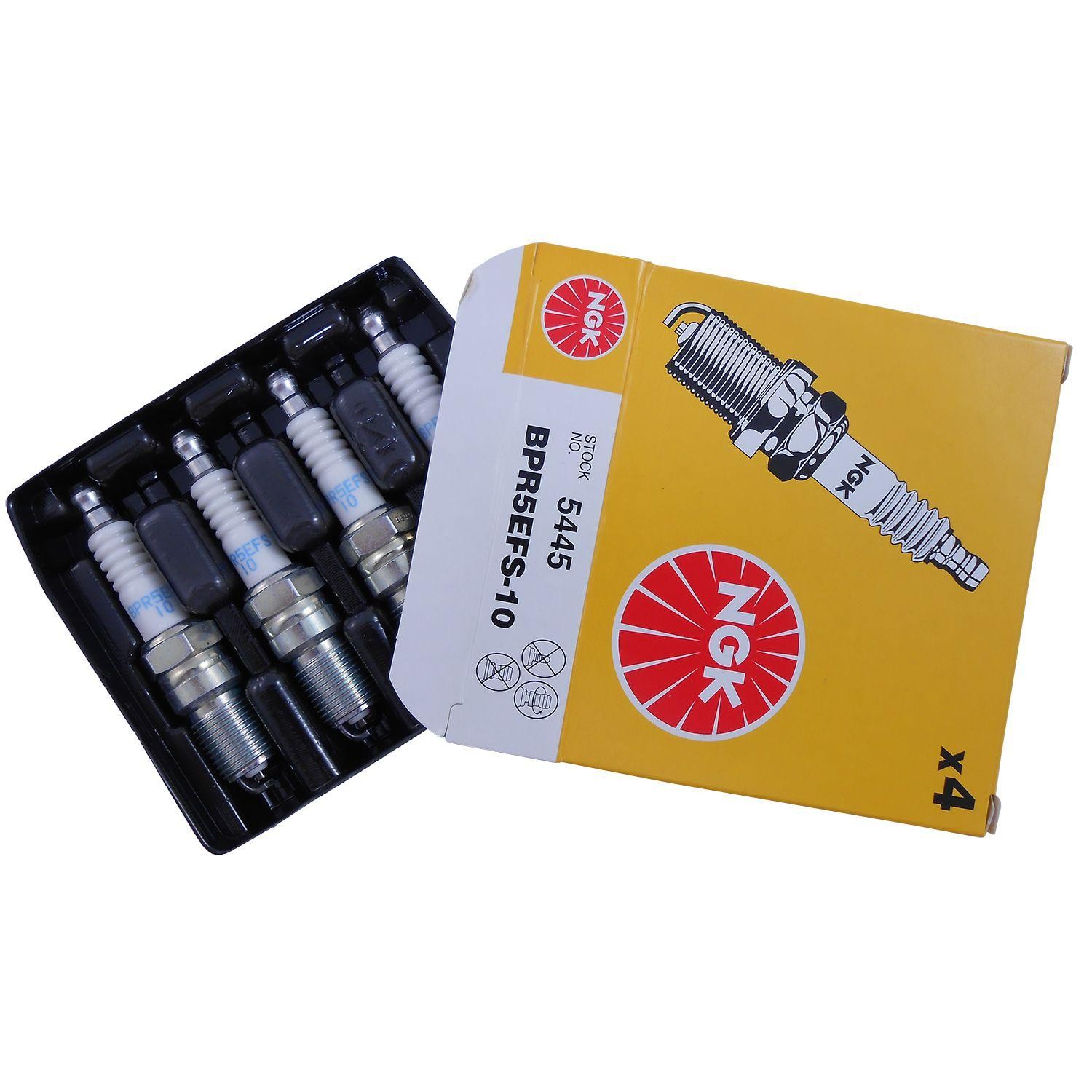 Kit 4 Vela de Ignição - NGK - BPR5EFS-10