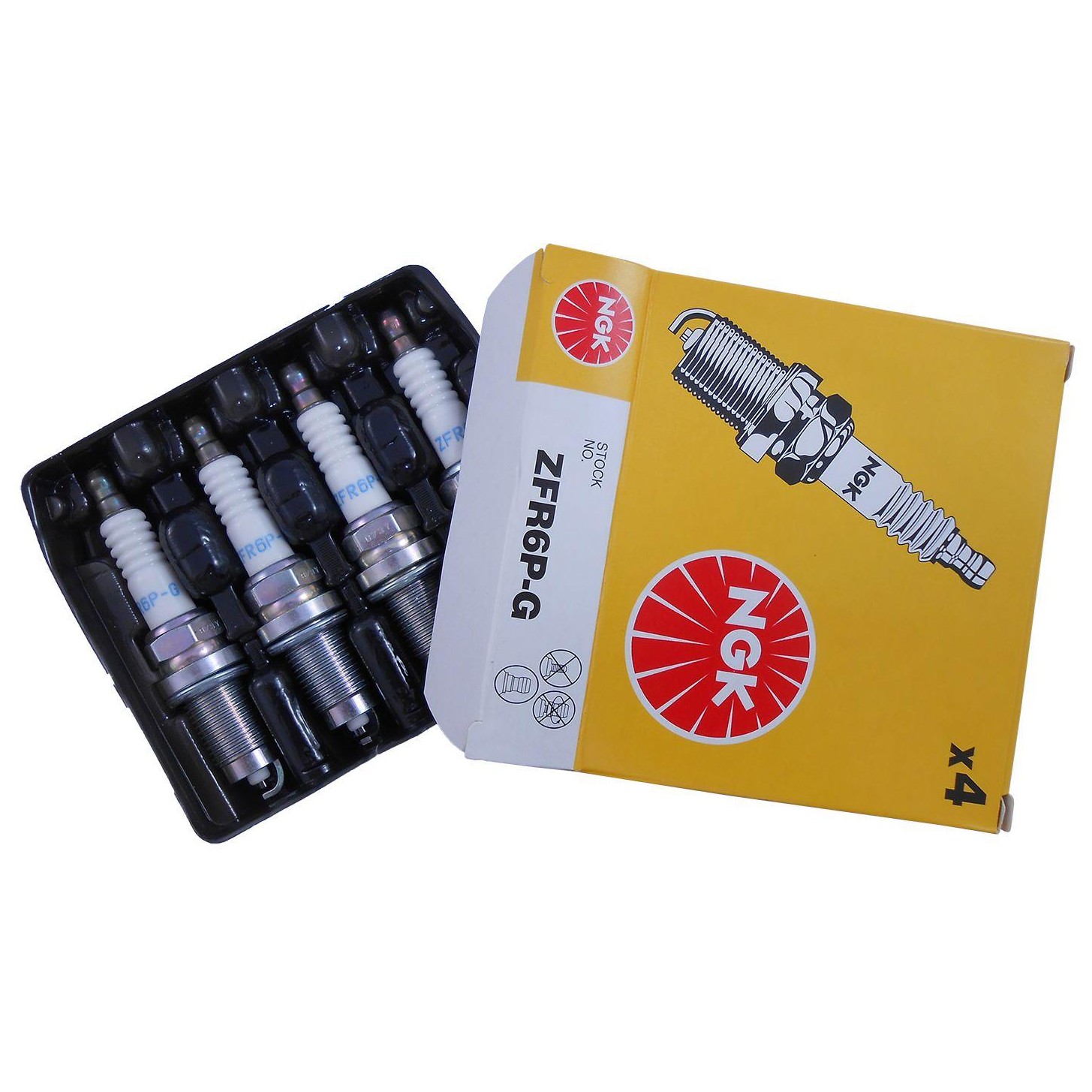 Kit 4 Vela de Ignição - NGK - ZFR6P-G