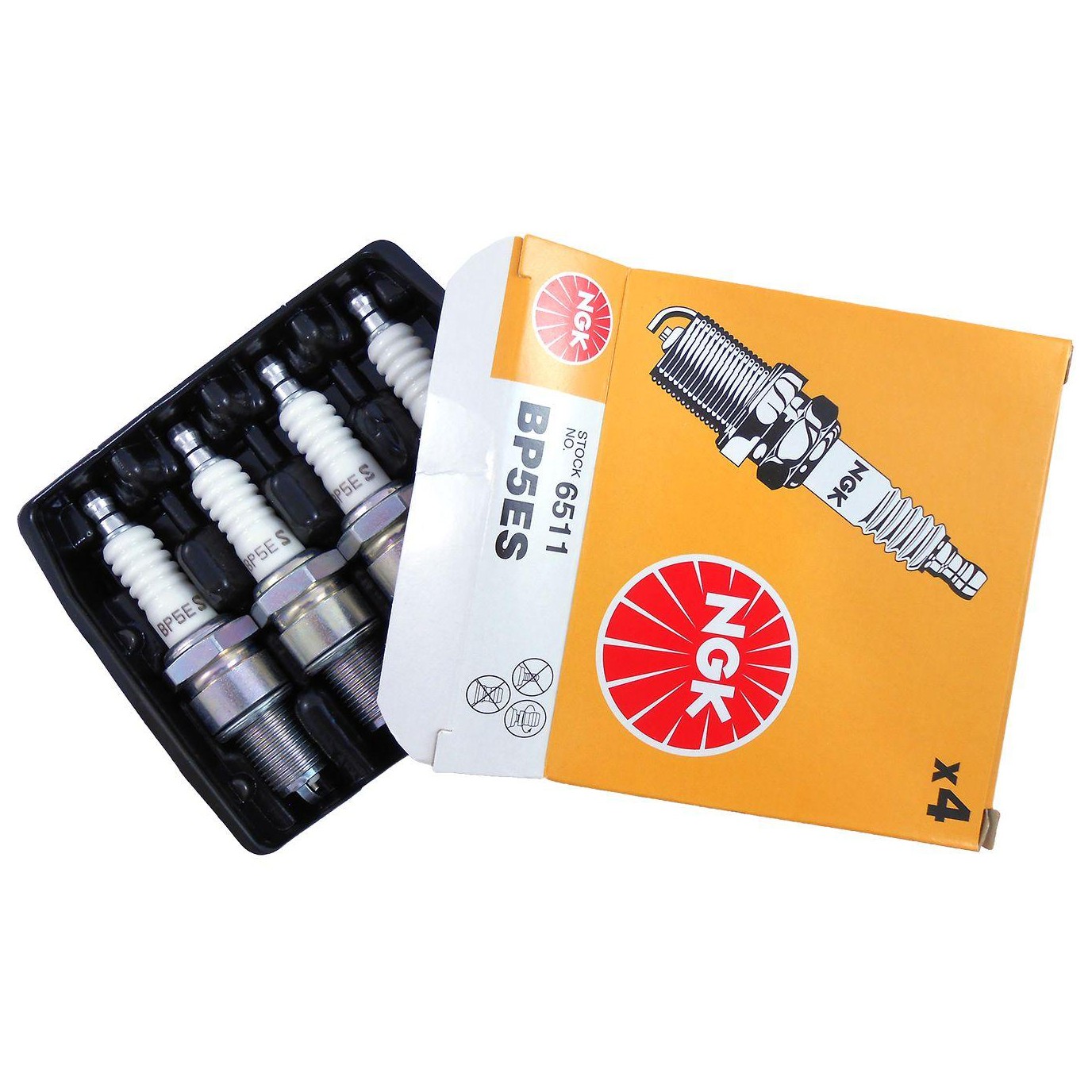 Kit 4 Vela de Ignição - NGK - BP5ES