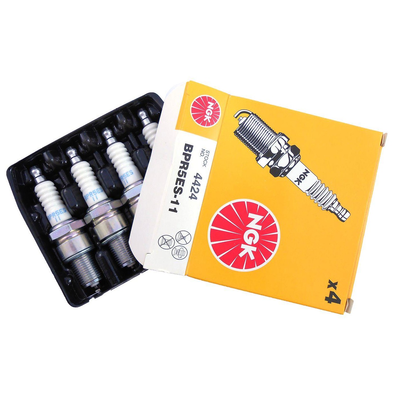 Kit 4 Vela de Ignição - NGK - BPR5ES11