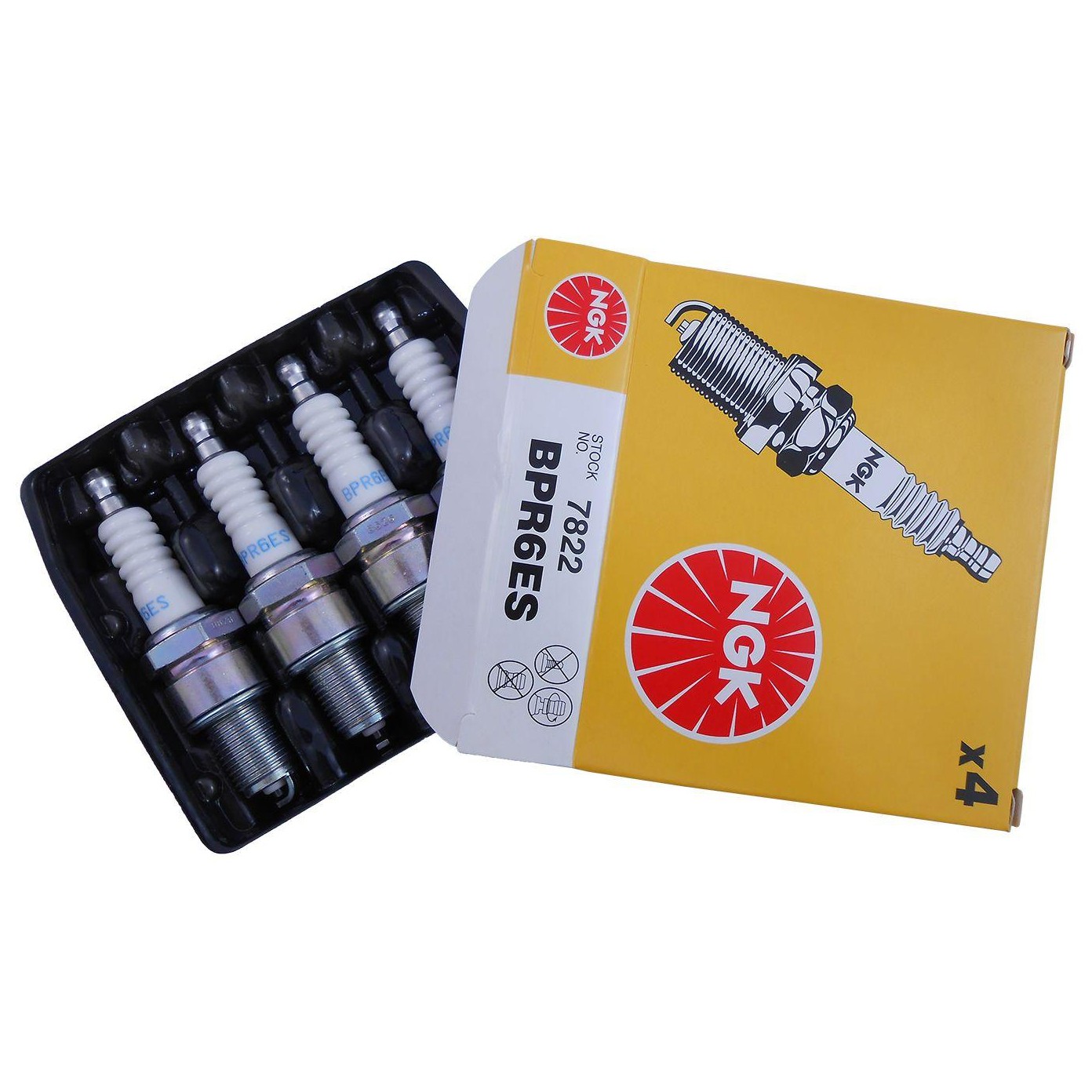 Kit 4 Vela de Ignição - NGK - BPR6ES
