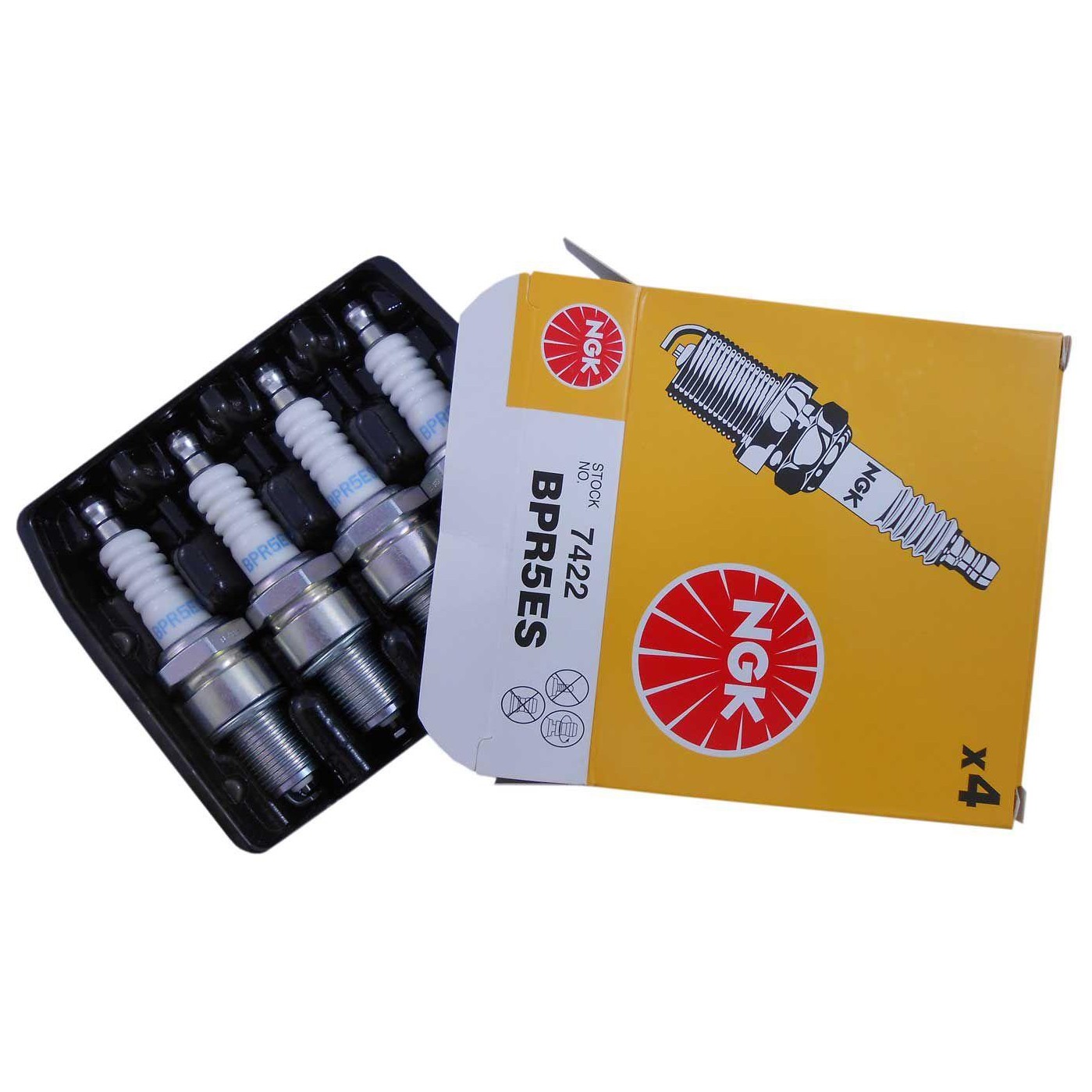 Kit 4 Vela de Ignição - NGK - BPR5ES