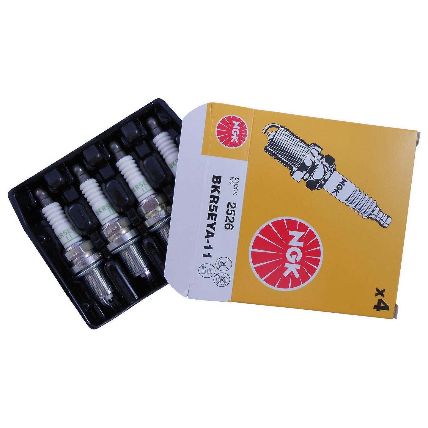 Kit 4 Vela de Ignição Green - NGK - BKR5EYA11