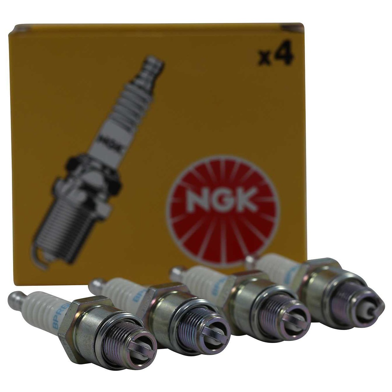 Kit 4 Vela de Ignição para Chevrolet Omega e Suprema - NGK - BPR6HS