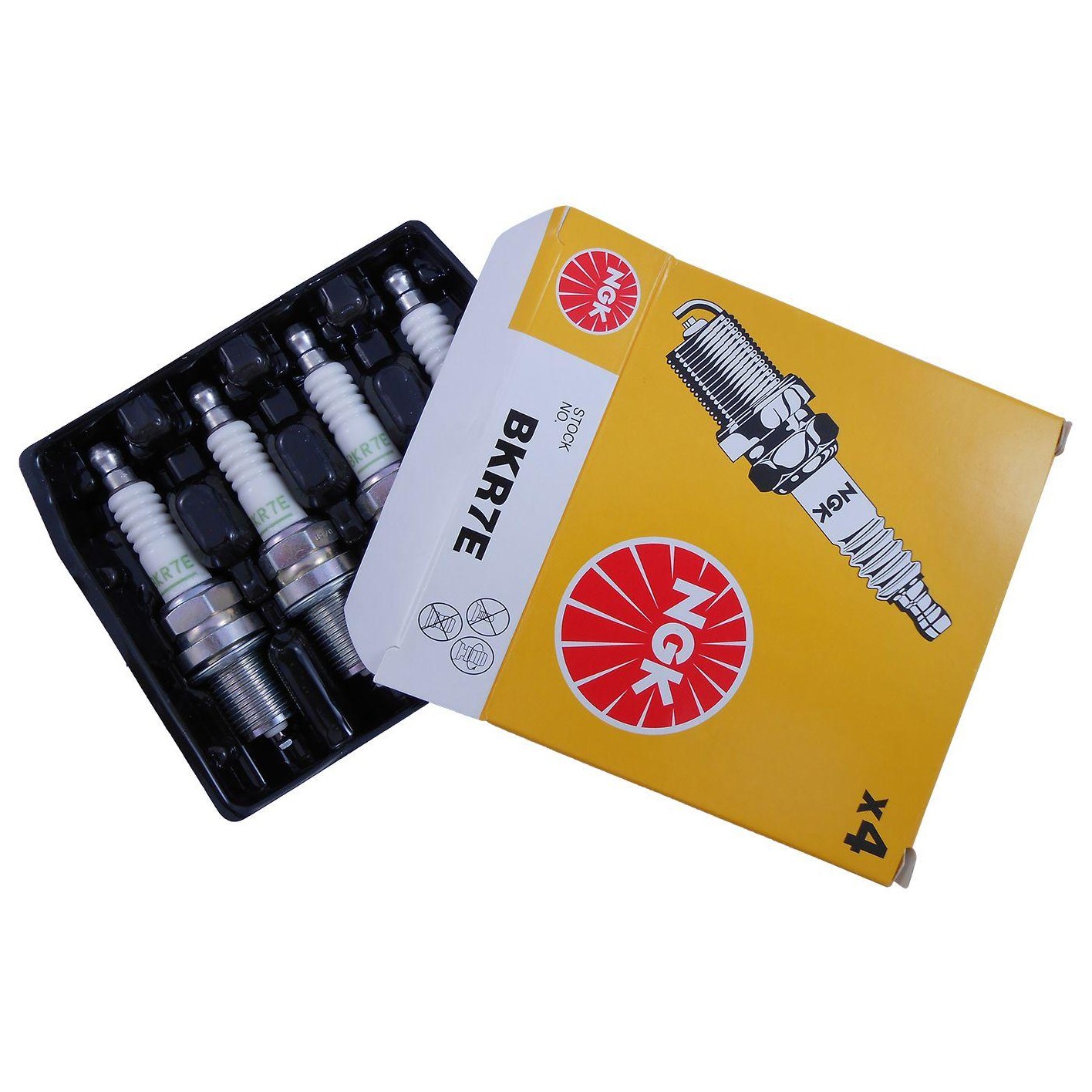 Kit 4 Vela de Ignição Green - NGK - BKR7E